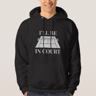 Veste À Capuche Je serai au tribunal