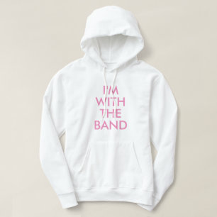 Veste À Capuche Je suis avec le groupe   T-shirt fille bébé enfant