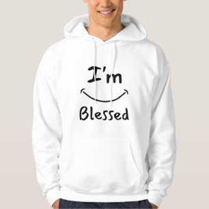 Veste À Capuche Je suis béni Biblique Smile Hommes