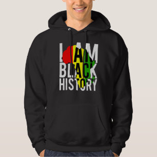 Veste À Capuche Je Suis Black History Mois African American Pride