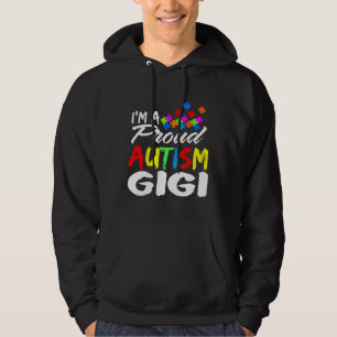 Veste À Capuche Je Suis Fier Autisme Gigi Sensibilisation sur l'au