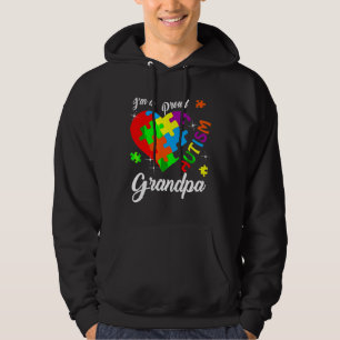 Veste À Capuche Je Suis Fier De L'Autisme Grand-Père Sensibilisati
