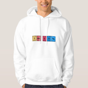 Veste À Capuche Je suis joli tableau périodique