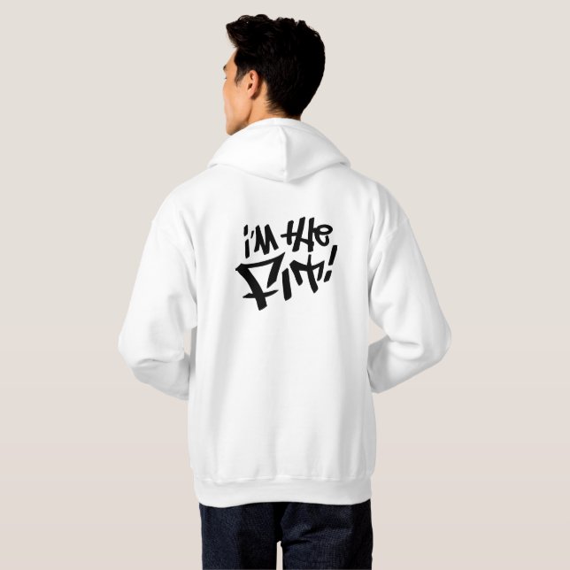 Veste À Capuche Je suis L'AJUSTEMENT (Dos entier)