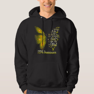 Veste À Capuche Je suis le papillon DIPG tempête