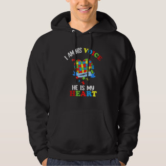 Veste À Capuche Je Suis Sa Voix Il Est Mon Coeur