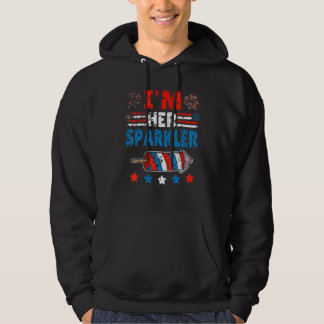 Veste À Capuche Je suis Son Sparkler 4 juillet Correspondant Coupl