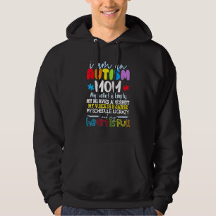 Veste À Capuche Je Suis Un Autisme Maman Mon Portefeuille Est Vide
