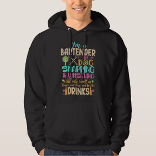 Veste À Capuche Je suis un barman pas un chien Tapster Bartending 