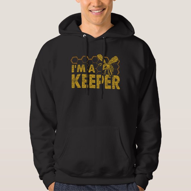 Veste À Capuche Je suis un gardien apiculteurs Beehive Funny apicu (Devant)