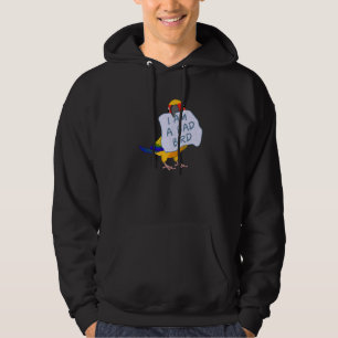 Veste À Capuche Je Suis Un Mauvais Oiseau, Je Suis Parrot Solaire