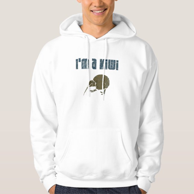 Veste À Capuche Je suis un sweatshirt à capuchon de la Nouvelle (Devant)