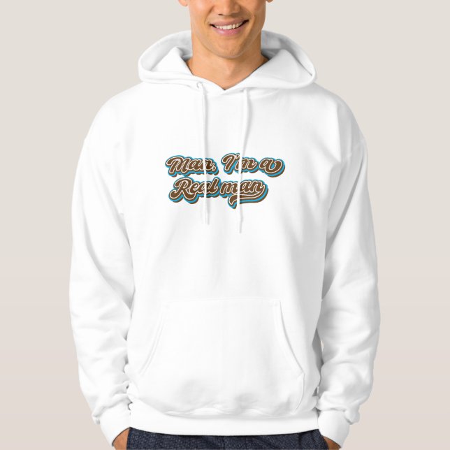 Veste À Capuche Je suis un vrai homme (Devant)