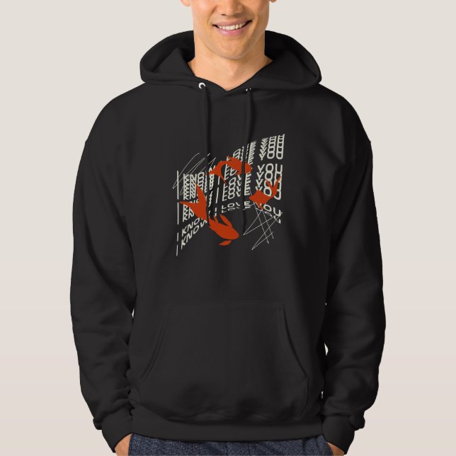 Veste À Capuche Je T'Aime Poisson (Devant)