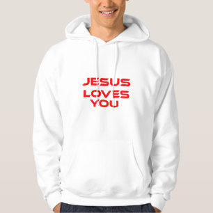 VESTE À CAPUCHE JÉSUS T'AIME