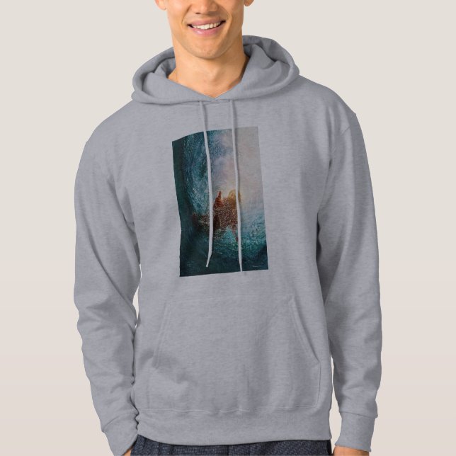 Veste À Capuche Jesus wave  (Devant)