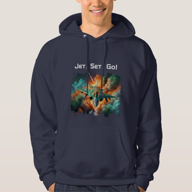 Veste À Capuche Jet, Vas-Y ! (Devant)