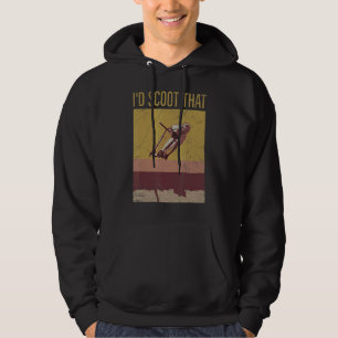 Veste À Capuche J'Étudiais Ça Pour Un Trick Scooter