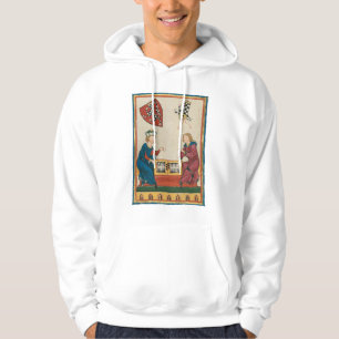 Veste À Capuche Jeu de jacquet, Art médiéval du XIVe siècle