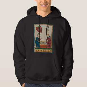 Veste À Capuche Jeu de jacquet, Art médiéval du XIVe siècle