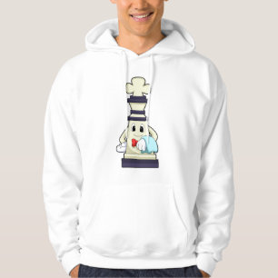 Veste À Capuche Jeu d'échecs King comme serveur avec serviette