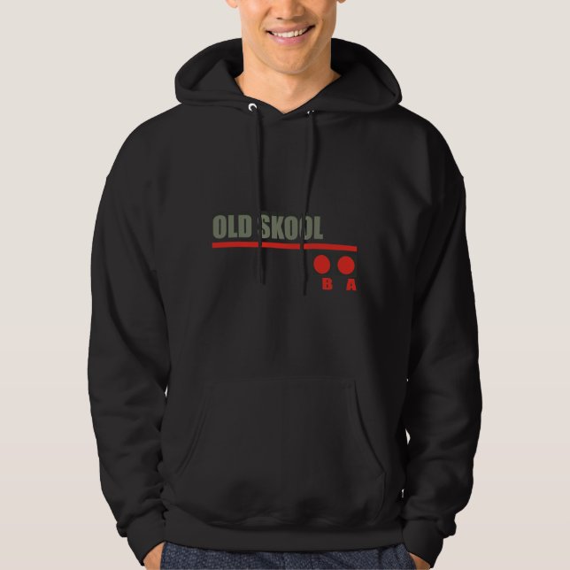 Veste À Capuche Jeu vidéo 101 à Old School (Devant)