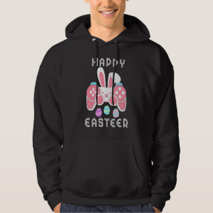 Veste À Capuche Jeu Vidéo Pâques Bunny Gaming Contrôleur Gamer Bo