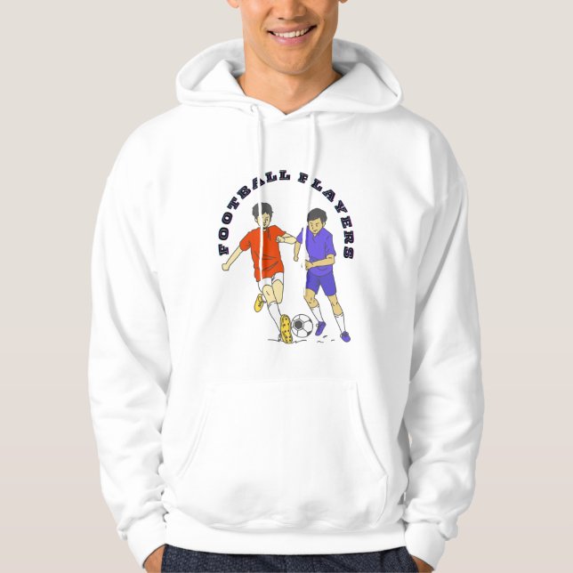 Veste À Capuche Jeux de football - Vibes de match de rue (Devant)