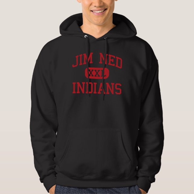 Veste À Capuche JIM Ned - Indiens - lycée - Tuscola le Texas (Devant)