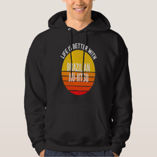 Veste À Capuche Jitsu Jiu Brésilien Avec Jiu Brésilien