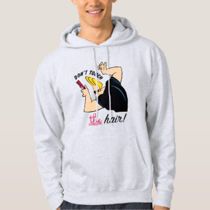Veste À Capuche Johnny Bravo Comb - Ne touchez pas les cheveux!
