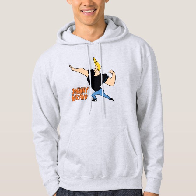 Veste À Capuche Johnny Bravo Flexing (Devant)