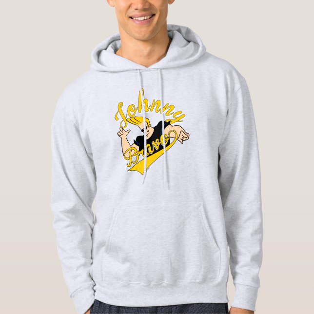 Veste À Capuche Johnny Bravo Graphisme sportif (Devant)
