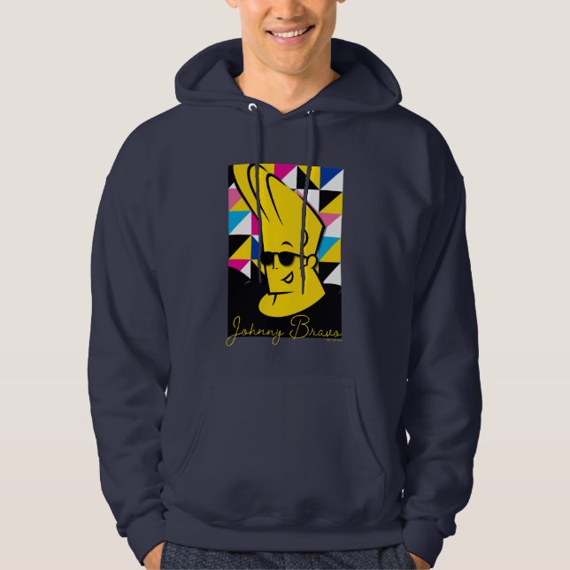 Veste À Capuche Johnny Bravo Pop Art Graphic (Devant)