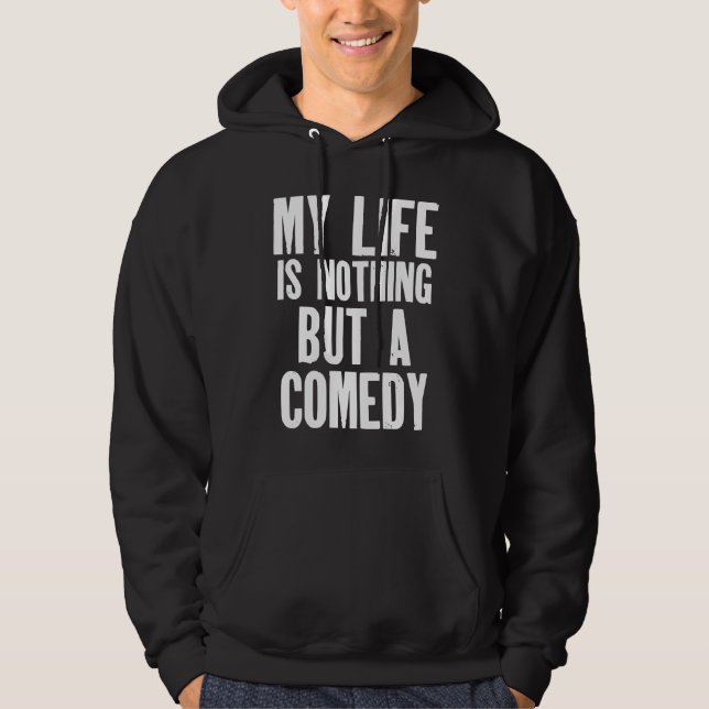 Veste À Capuche Joker My Life Is Nothing But A Comedy (Devant)