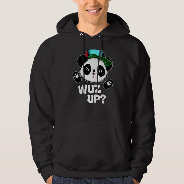 Veste À Capuche Joli Dire Chill Panda Awesome Cool Relax (Devant)