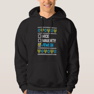Veste À Capuche Joli Sale Juif Ugly Sweater Hanukkah Chanukah