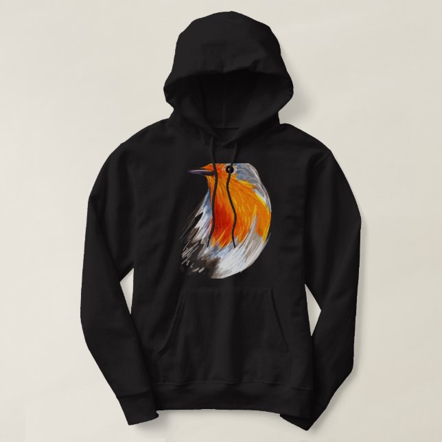 Veste À Capuche Jolie Robin de Noël Costume Oiseau Oiseau Oiseau (Design devant)