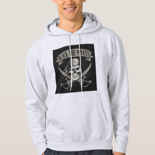 Veste À Capuche Jolly roger à marée noire (Devant)