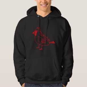 Veste À Capuche Jote Red Bird Cardinal Fête de Noël Bi