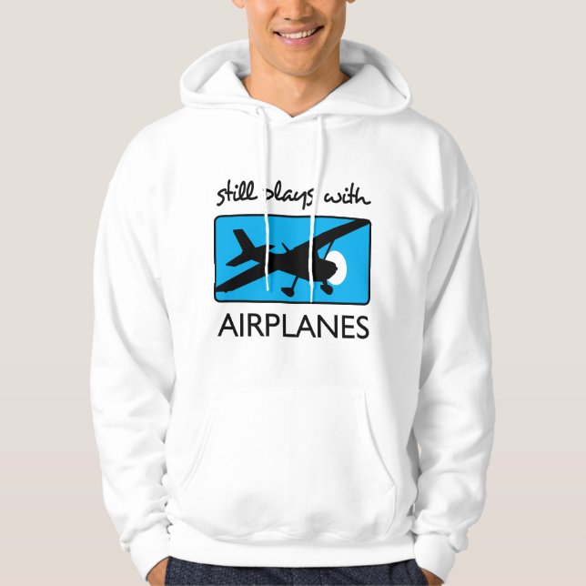 Veste À Capuche Joue Toujours Avec Des Avions (Devant)