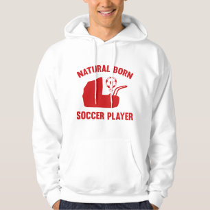 Veste À Capuche Joueur de football Né Naturel