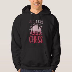 Veste À Capuche Joueur d'échecs juste une fille qui aime les échec