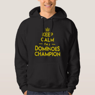 Veste À Capuche Joueur Domino Match Gardez Le Calme Je Suis Un Cha