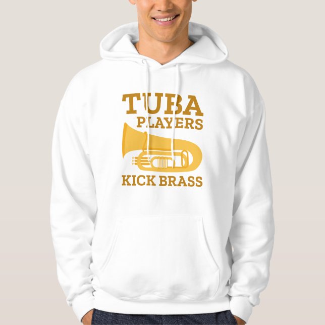 Veste À Capuche Joueurs Tuba en laiton (Devant)