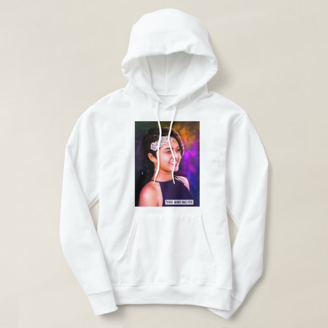 Veste À Capuche Jour Cadeaux Manike Mage Hithe Yohani Artiste popu (Design devant)