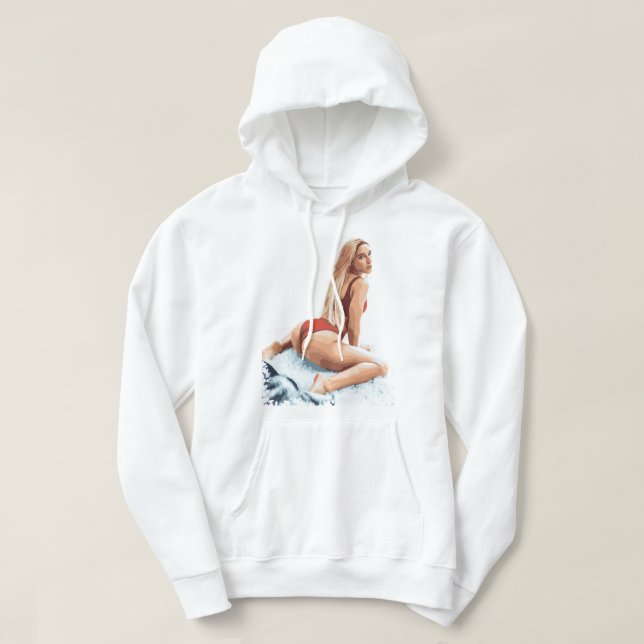 Veste À Capuche Jour Cadeaux Mens Funny Abella Danger Poster Mia K (Design devant)