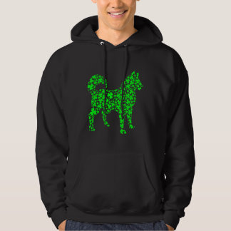Veste À Capuche Jour de la Saint Patrick de Chien Sibérien Husky
