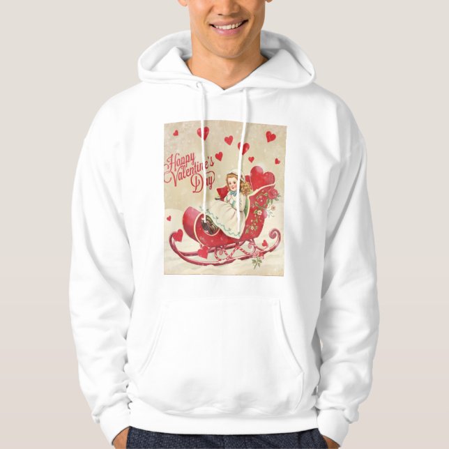 Veste À Capuche Jour de la Saint Valentin (Devant)