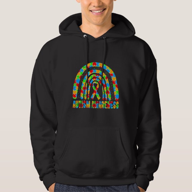 Veste À Capuche Jour de la Sensibilisation sur l'autisme nationale (Devant)